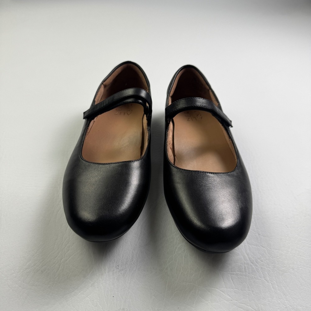 Naturalizer Maxwell MJ Black Leather Mary Jane Flat Women 8.5M Round Toe Comfort - Picture 11 of 14